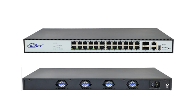 商业普通以太网L3管理型24电10G交换机2光100G上联 4402235850